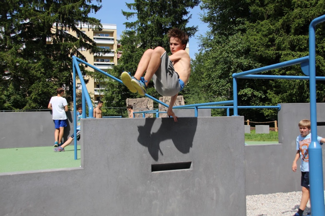 Parkourpark an der Ludwig-Thoma-Realschule
